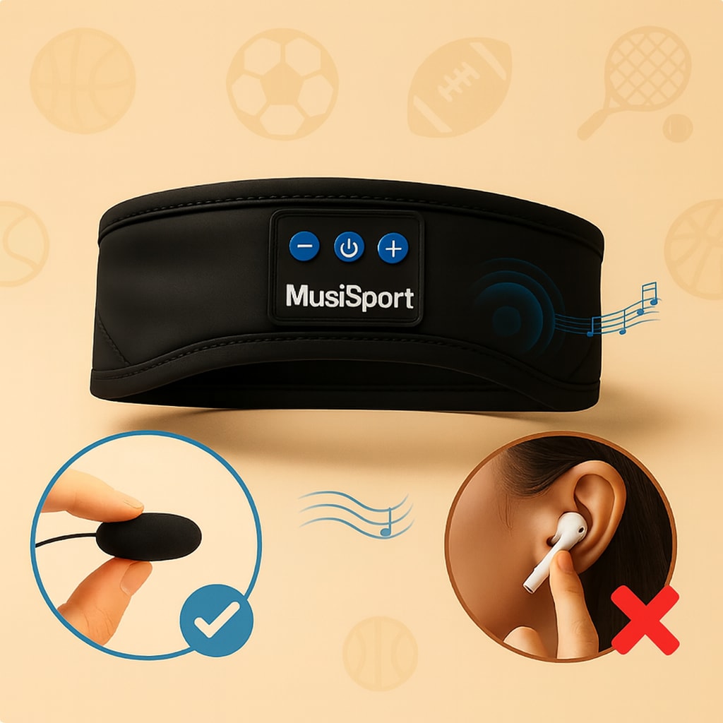 MusiSport™- Audio Headband for Sports