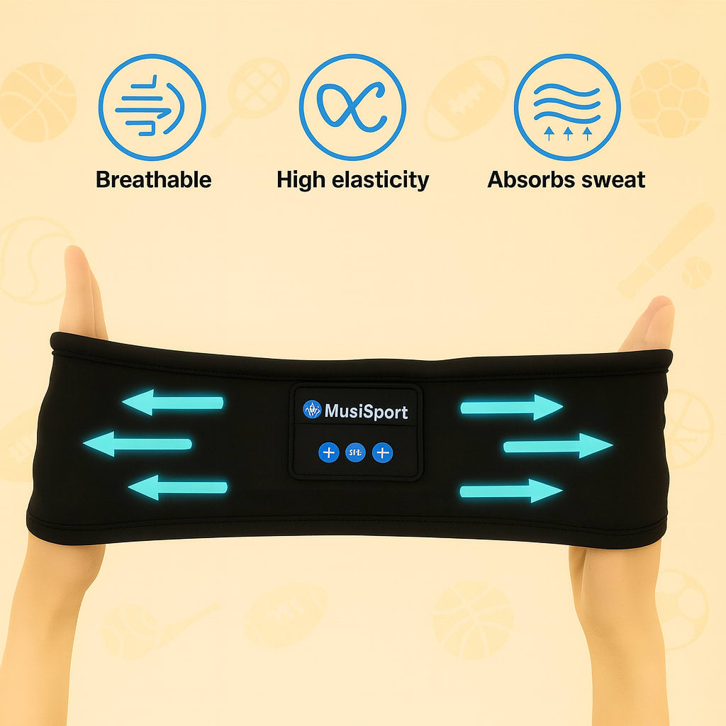 MusiSport™- Audio Headband for Sports